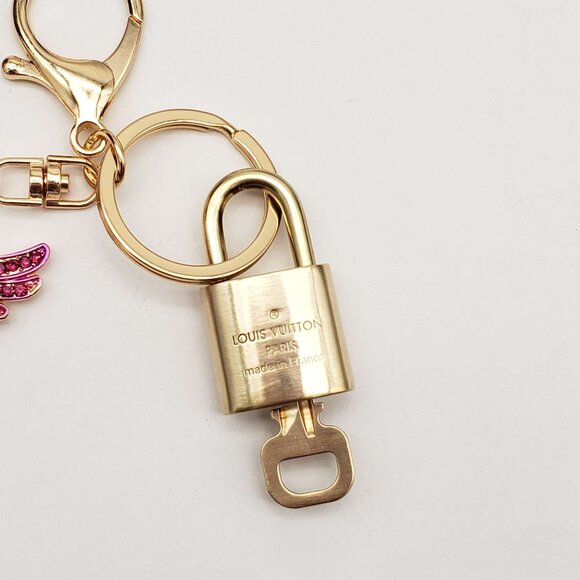 Authentic Louis Vuitton Lock & Key with unbranded Bagcharm, Keycharm, Keychain - Picture 5 of 8